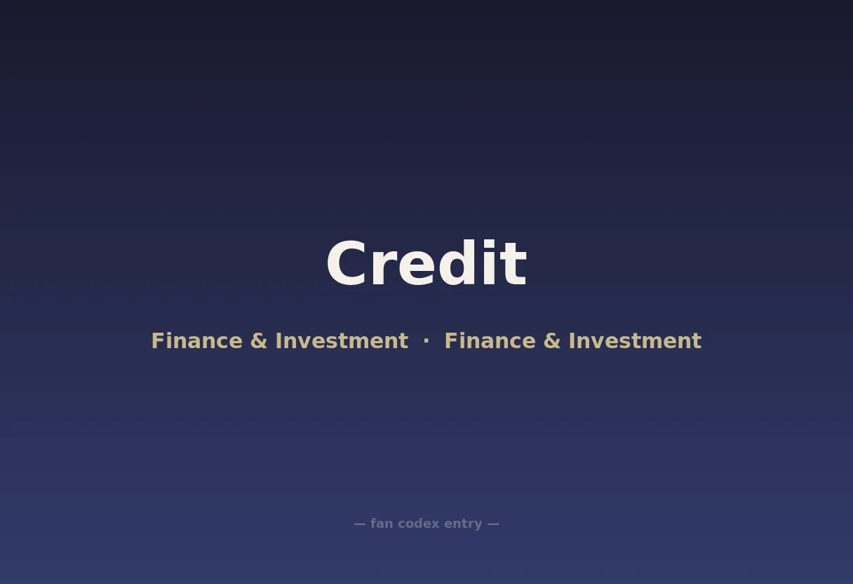 Credit